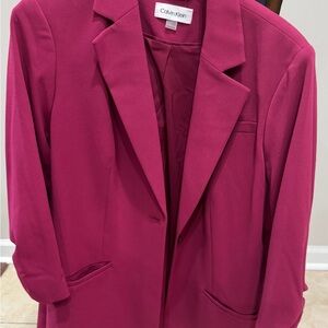 Calvin Klein Women's Fuchsia Blazer